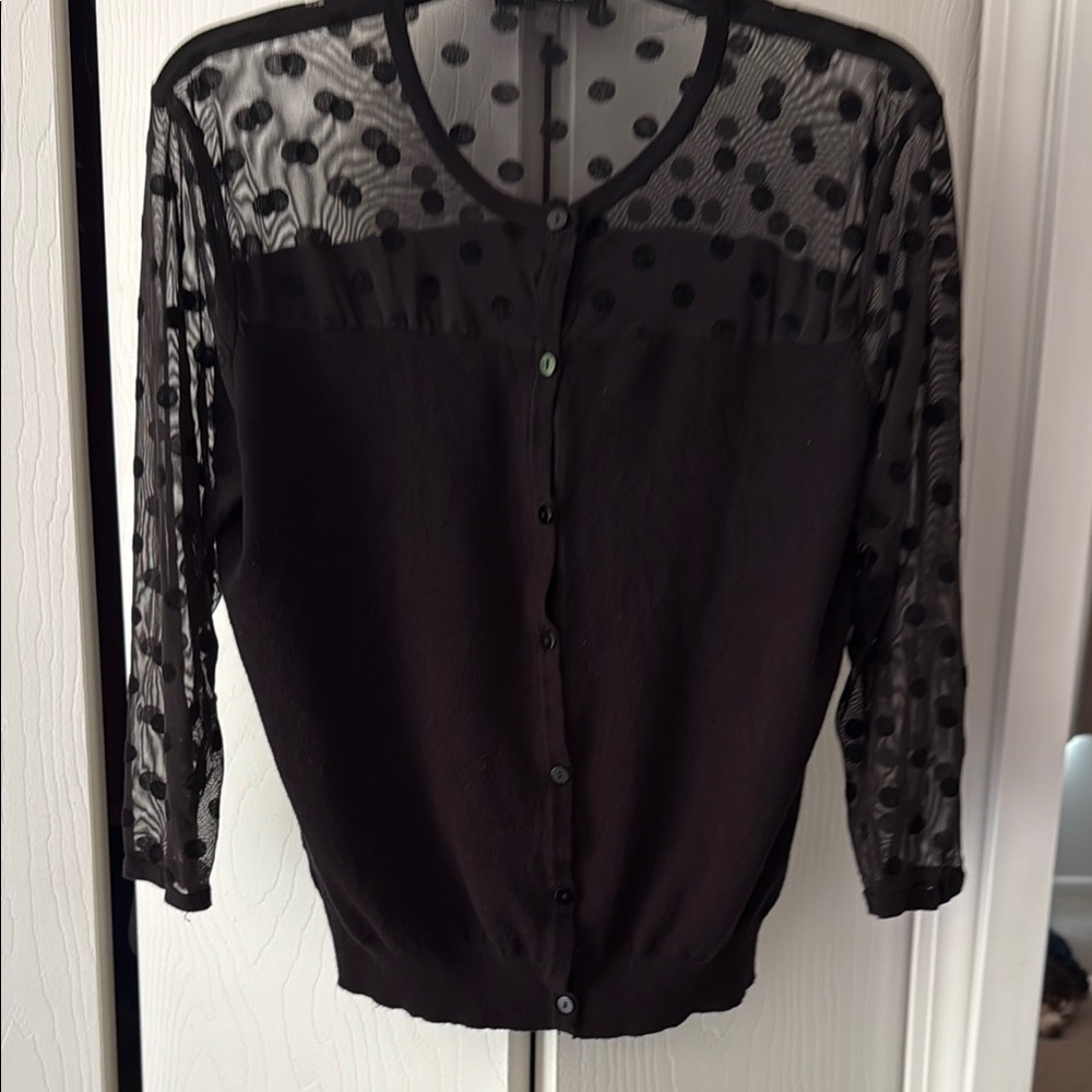 August Silk cardigan